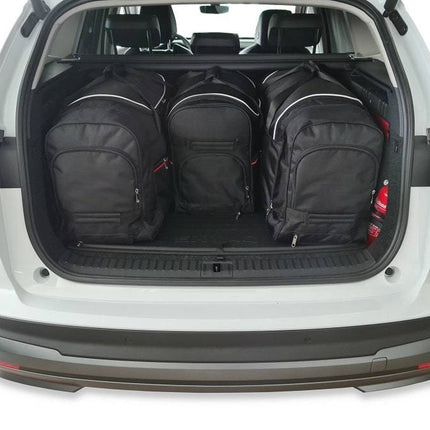 Kjust Reistassenset voor Skoda Enyaq vanaf 2021 - Set van 4 Tassen met 3 Roltassen en 1 Sporttas