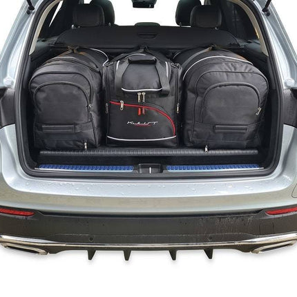 Kjust Reistassenset voor Mercedes Benz GLC Coupe 2017-2023 - Set van 4 Tassen met 2 Roltassen 1 Sporttas en 1 Vliegtuigtas