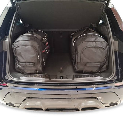 Kjust Reistassenset voor Land Rover Range Rover Evoque 5-deurs vanaf 2019 - Set van 4 Tassen met 2 Roltassen en 2 Sporttassen