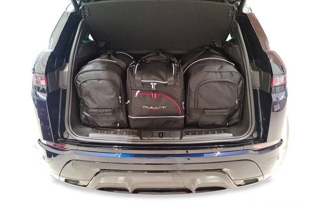 Kjust Reistassenset voor Land Rover Range Rover Evoque 5-deurs vanaf 2019 - Set van 4 Tassen met 2 Roltassen en 2 Sporttassen