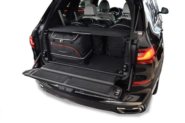 Kjust Reistassenset voor BMW X7 vanaf 2019 - Set van 5 Tassen met 3 Roltassen en 2 Sporttassen