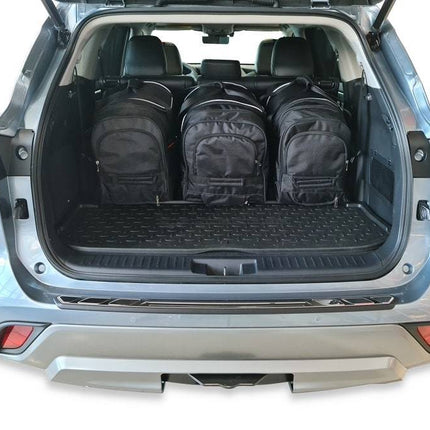 Kjust Reistassenset voor Toyota Highlander vanaf 2021 - Set van 6 Tassen met 3 Roltassen en 3 Sporttassen