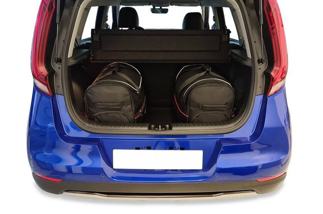 Kjust Reistassenset voor Kia Soul EV vanaf 2019 - Set van 3 Tassen met 2 Roltassen en 1 Sporttas