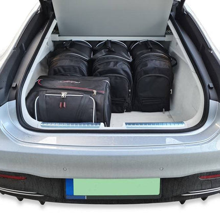 Kjust Reistassenset voor Mercedes Benz EQS Limousine vanaf 2022 - Set van 5 Tassen met 3 Roltassen en 2 Sporttassen