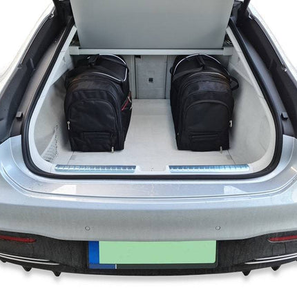 Kjust Reistassenset voor Mercedes Benz EQS Limousine vanaf 2022 - Set van 5 Tassen met 3 Roltassen en 2 Sporttassen
