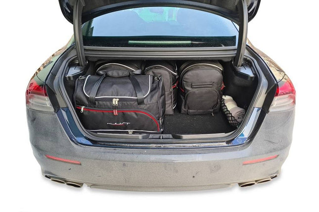 Kjust Reistassenset voor Maserati Quattroporte vanaf 2013 - Set van 5 Tassen met 2 Roltassen 2 Sporttassen en 1 Vliegtuigtas