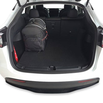 Kjust Reistassenset voor Tesla Model Y 2020-2025 - Set van 5 Tassen met 2 Roltassen 1 Sporttas en 2 Vliegtuigtassen