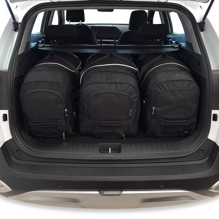 Kjust Reistassenset voor Kia Sportage 5-deurs vanaf 2021 - Set van 3 Tassen met 3 Roltassen