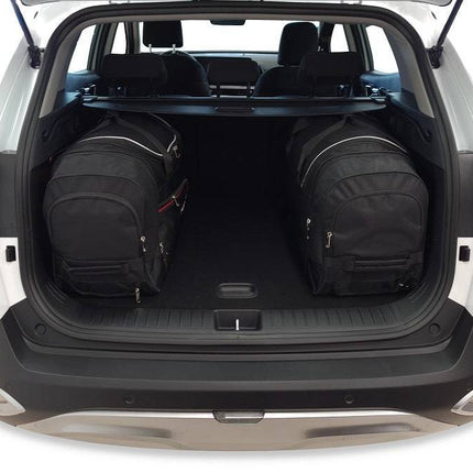 Kjust Reistassenset voor Kia Sportage 5-deurs vanaf 2021 - Set van 4 Tassen met 2 Roltassen 1 Sporttas en 1 Vliegtuigtas