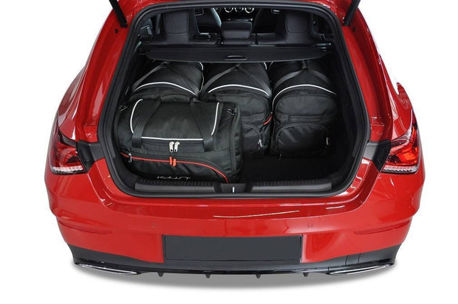 Kjust Reistassenset voor Mercedes Benz CLA Shooting Brake 2019-2025 - Set van 5 Tassen met 3 Roltassen en 2 Sporttassen