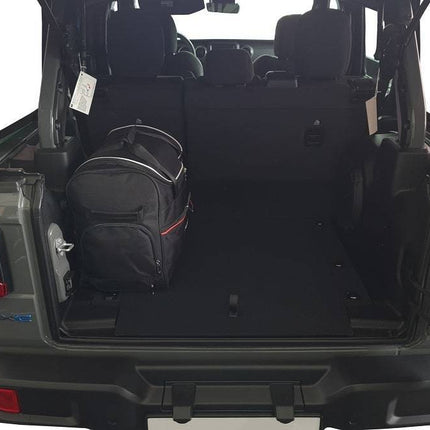 Kjust Reistassenset voor Jeep Wrangler vanaf 2018 - Set van 4 Tassen met 2 Roltassen en 2 Sporttassen