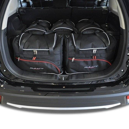 Kjust Reistassenset voor Mitsubishi Outlander 2013-2024 - Set van 5 Tassen met 3 Roltassen en 2 Sporttassen