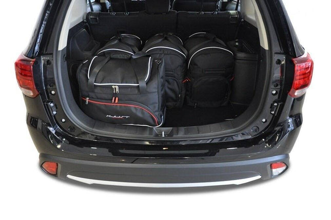 Kjust Reistassenset voor Mitsubishi Outlander 2013-2024 - Set van 5 Tassen met 3 Roltassen en 2 Sporttassen