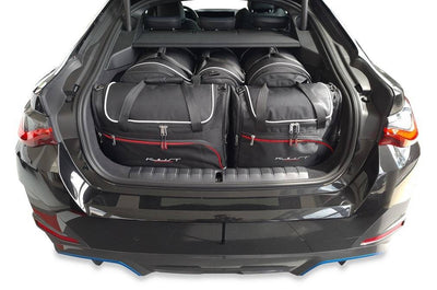 Kjust Reistassenset voor BMW i4 vanaf 2022 - Set van 5 Tassen met 2 Roltassen en 3 Vliegtuigtassen