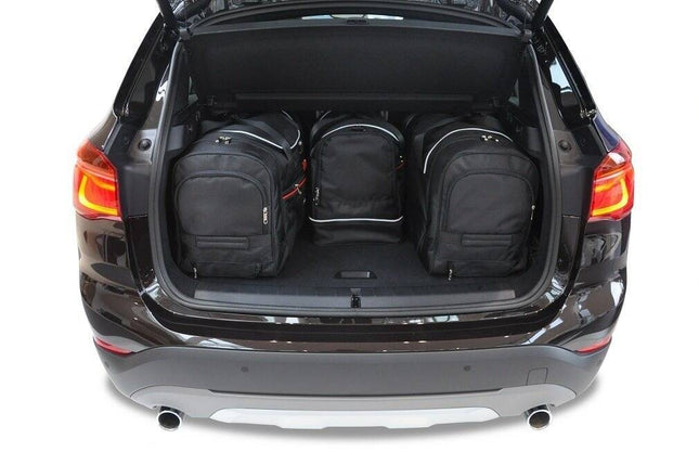 Kjust Reistassenset voor BMW X1 2015-2022 - Set van 4 Tassen met 2 Roltassen en 2 Sporttassen
