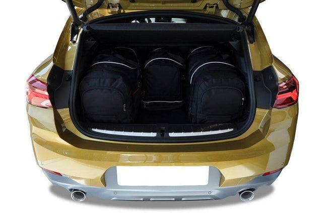 Kjust Reistassenset voor BMW X2 2018-2023 - Set van 4 Tassen met 2 Roltassen en 2 Sporttassen