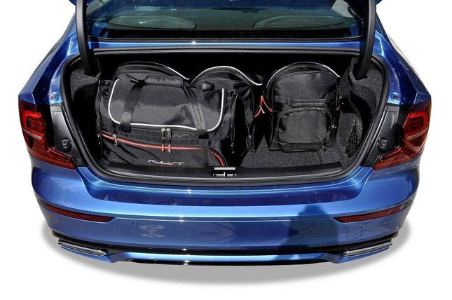 Kjust Reistassenset voor Volvo S60 Sedan 2019-2024 - Set van 5 Tassen met 3 Roltassen en 2 Vliegtuigtassen