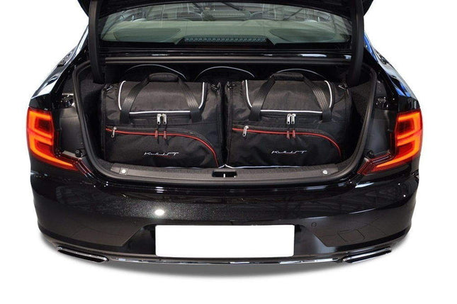 Kjust Reistassenset voor Volvo S90 Sedan 2016-2024 - Set van 5 Tassen met 3 Roltassen en 2 Sporttassen