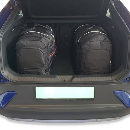 Kjust Reistassenset voor Volkswagen ID.5 vanaf 2022 - Set van 4 Tassen met 2 Roltassen 1 Sporttas en 1 Vliegtuigtas
