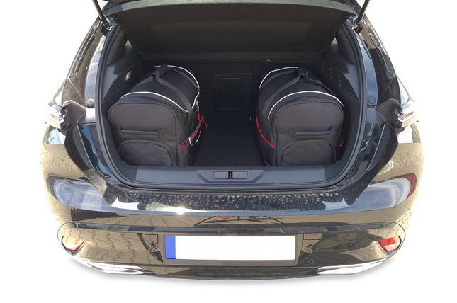 Kjust Reistassenset voor Peugeot 308 5-deurs vanaf 2021 - Set van 3 Tassen met 3 Roltassen