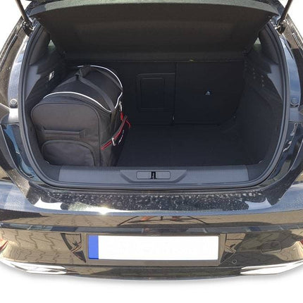 Kjust Reistassenset voor Peugeot 308 5-deurs vanaf 2021 - Set van 3 Tassen met 3 Roltassen