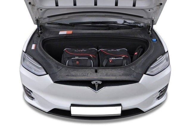 Kjust Reistassenset voor Tesla Model X 2015-2022 - Set van 2 Tassen met 2 Sporttassen