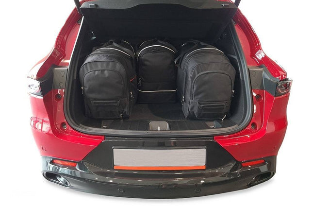 Kjust Reistassenset voor Alfa Romeo Tonale vanaf 2022 - Set van 4 Tassen met 2 Roltassen 1 Sporttas en 1 Vliegtuigtas