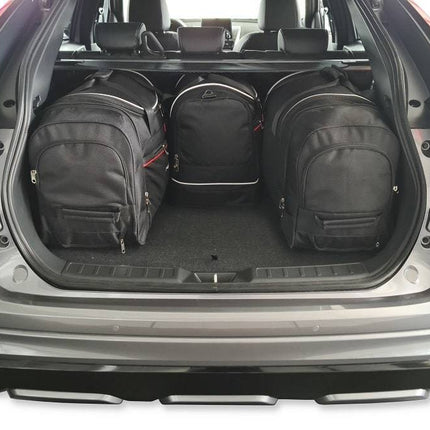 Kjust Reistassenset voor Mitsubishi Eclipse Cross vanaf 2017 - Set van 4 Tassen met 2 Roltassen en 2 Sporttassen