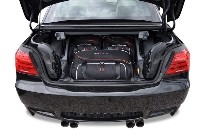 Kjust Reistassenset voor BMW 3 serie cabrio 2007-2010 - Set van 3 Tassen met 2 Sporttassen en 1 Vliegtuigtas