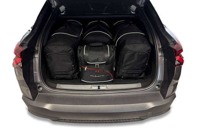 Kjust Reistassenset voor Citroen C5 X vanaf 2022 - Set van 4 Tassen met 3 Roltassen en 1 Vliegtuigtas