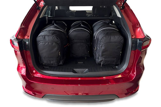 Kjust Reistassenset voor Mazda CX-60 vanaf 2022 - Set van 4 Tassen met 3 Roltassen en 1 Vliegtuigtas