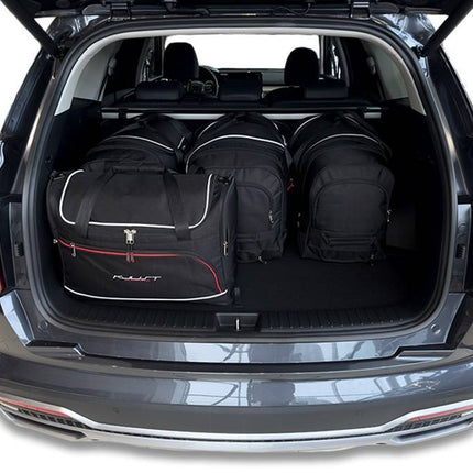 Kjust Reistassenset voor Kia Sorento 2020-2024 - Set van 5 Tassen met 3 Roltassen en 2 Vliegtuigtassen