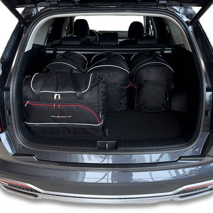 Kjust Reistassenset voor Kia Sorento 2020-2024 - Set van 5 Tassen met 3 Roltassen en 2 Sporttassen