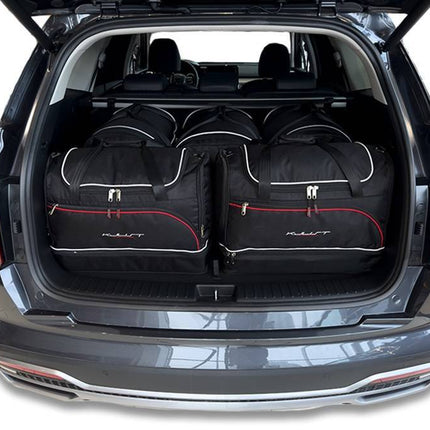 Kjust Reistassenset voor Kia Sorento 2020-2024 - Set van 5 Tassen met 3 Roltassen en 2 Sporttassen