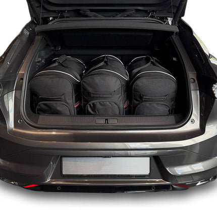 Kjust Reistassenset voor Citroen DS4 5-deurs 2022-2025 - Set van 3 Tassen met 3 Roltassen