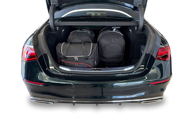 Kjust Reistassenset voor Mercedes Benz S-Klasse 2013-2020 - Set van 4 Tassen met 2 Roltassen en 2 Vliegtuigtassen