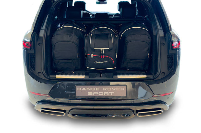 Kjust Reistassenset voor Land Rover Range Rover Sport vanaf 2022 - Set van 4 Tassen met 3 Roltassen en 1 Vliegtuigtas