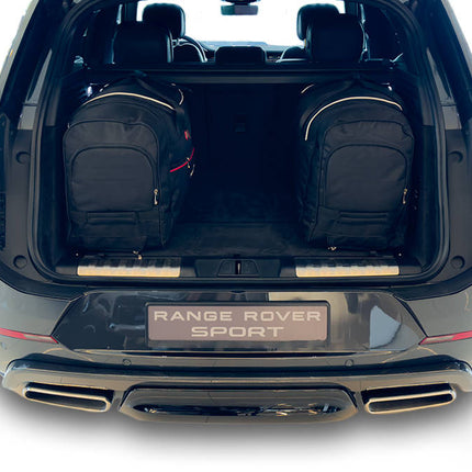 Kjust Reistassenset voor Land Rover Range Rover Sport vanaf 2022 - Set van 4 Tassen met 3 Roltassen en 1 Vliegtuigtas