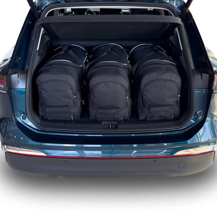Kjust Reistassenset voor Volkswagen Tiguan vanaf 2024 - Set van 3 Tassen met 3 Roltassen