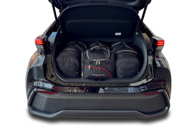 Kjust Reistassenset voor Toyota C-HR 2016-2024 - Set van 4 Tassen met 2 Roltassen en 2 Sporttassen