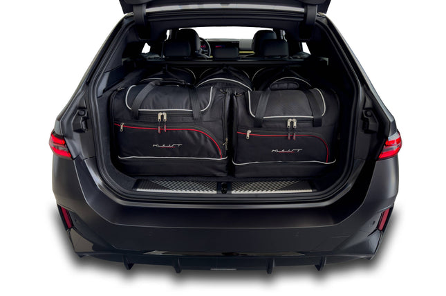 Kjust Reistassenset voor BMW i5 Touring vanaf 2023 - Set van 5 Tassen met 3 Roltassen en 2 Sporttassen