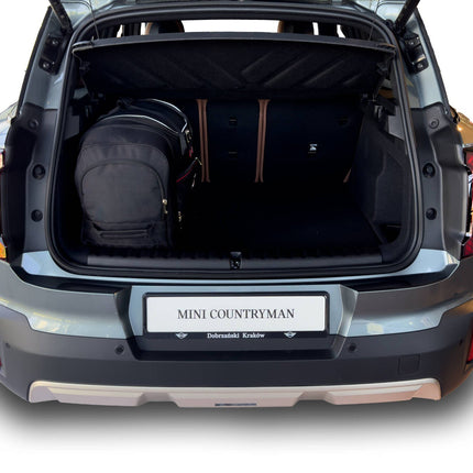 Kjust Reistassenset voor Mini Countryman vanaf 2024 - Set van 4 Tassen met 2 Roltassen 1 Sporttas en 1 Vliegtuigtas