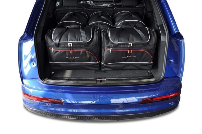 Kjust Reistassenset voor Audi Q7 vanaf 2015 - Set van 5 Tassen met 3 Roltassen en 2 Sporttassen