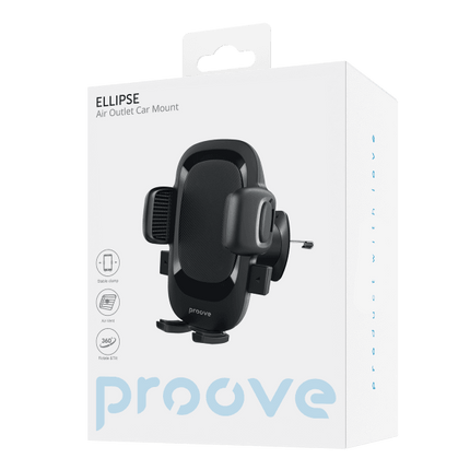 Proove Proove Ellipse Autotelefoonhouder met Ventilatierooster Bevestiging Universele en Stijlvolle Smartphonehouder - 360° Verstelbaar voor Optimaal Gebruiksgemak Proove 5