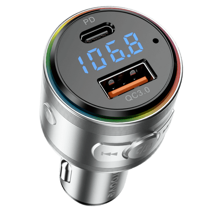 Proove Proove FM Transmitter Maxi Wave 30W (PD+QC3.0) Type - C+USB Zilver Proove 3