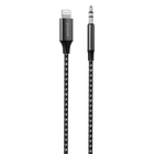 Proove Kabel SoundMesh Lightning naar 3.5mm AUX (1m) Grijs voor Smartphones en Audioapparaten - VCTparts.nl