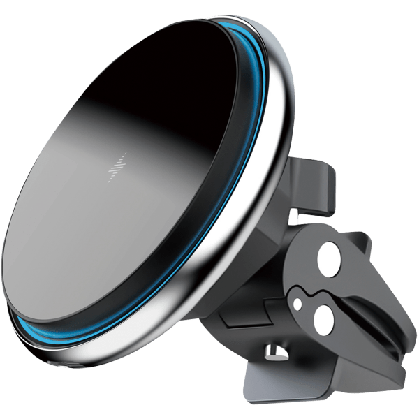 Proove Magic Circle Draadloze Telefoonhouder met Magnetische Ring – 15W – Auto Ventilatierooster Bevestiging – 360° Draaibaar – Geschikt voor Smartphones 4.0 - 6.9 inch – Zwart - VCTparts.nl