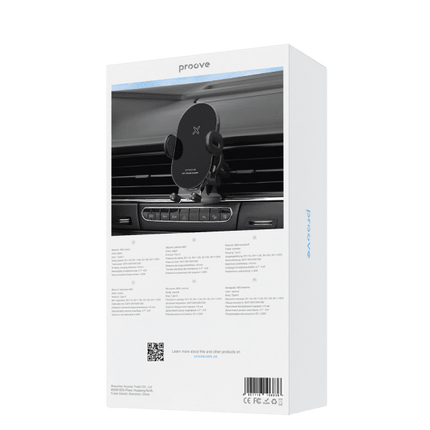 Proove Proove Rounded Energy 15W Draadloze Telefoonhouder Auto Ventilatierooster en Dashboard – Eenvoudige en Efficiënte Oplossing Proove 4