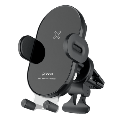 Proove Rounded Energy 15W Draadloze Telefoonhouder Auto Ventilatierooster en Dashboard – Eenvoudige en Efficiënte Oplossing