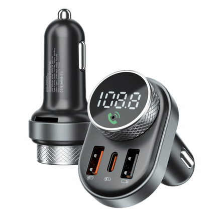 Proove Proove Sound Link Bluetooth 5.0 FM Transmitter en Snellader voor Auto (USBA 2x + USBC) Zwart Proove 4